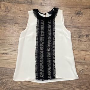 J.Crew Collection Black Lace Blouse